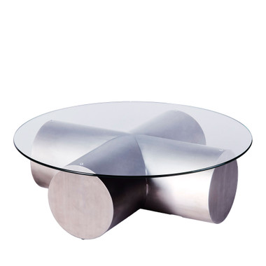 Cross Sofa Table by Dusty Deco – front view