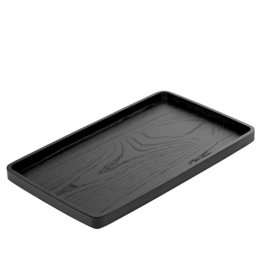Passe-Partout Rectangular Wood Tray by Serax – front view