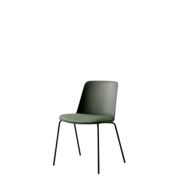 HW66 Rely Side Chair with Cushion by &Tradition – front view