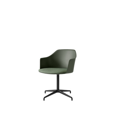 HW39 Rely Swivel Armchair with Cushion by &Tradition – front view