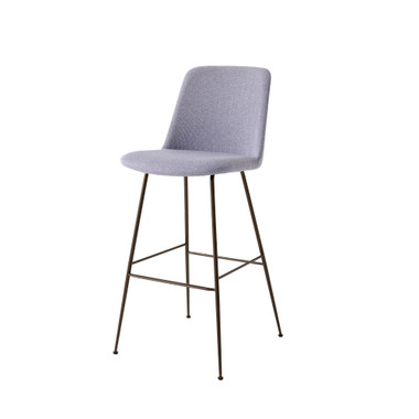 HW98 Rely Upholstered Bar Chair by &Tradition – front view