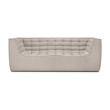 N701 Sofa with Arms by Ethnicraft – front view