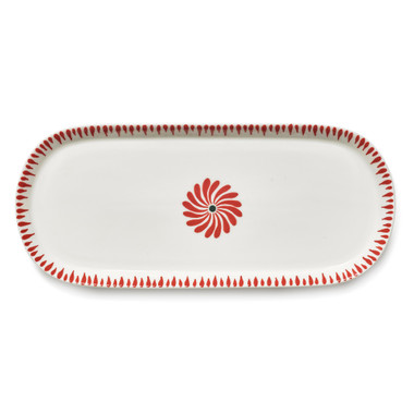 Bazaar Oval Serving Plate by Serax – front view