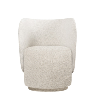 Rico Swivel Club Chair by Ferm Living – front view