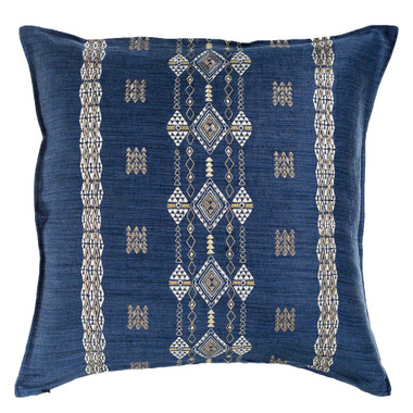 Berber Indigo Pillow by  – front view
