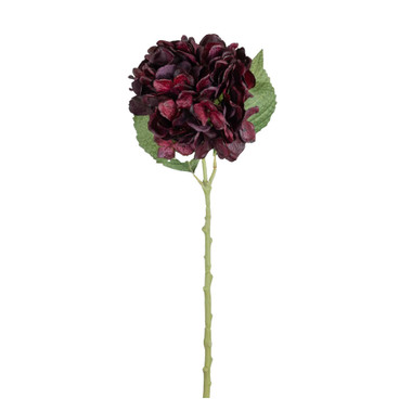 Artificial Real Touch Hydrangea Stems - Set of Four by  – front view