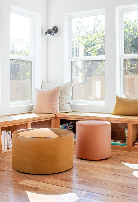 Bumper Ottoman | Lekker Home Boston