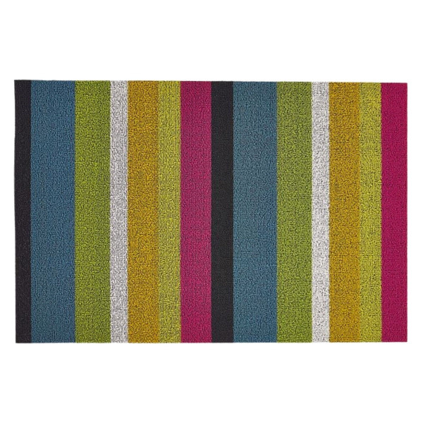 Bold Stripe Indoor/Outdoor Shag Mat