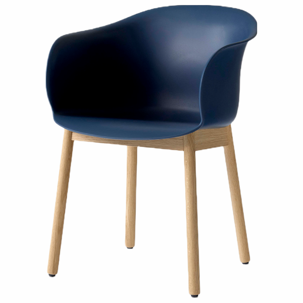 JH30 Elefy Dining Armchair with Wooden Base