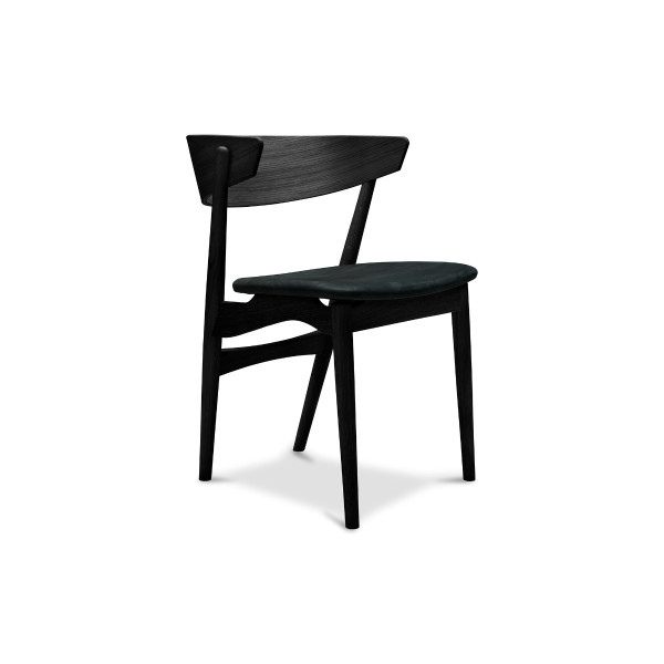 No. 7 Dining Chair with Upholstered Seat