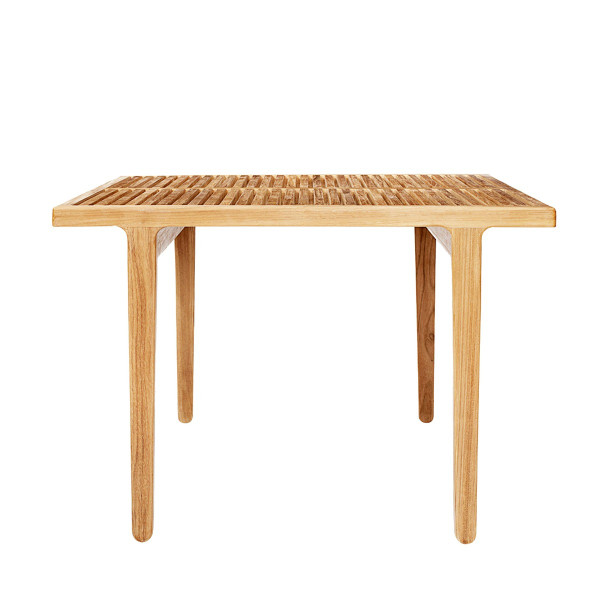 Rib Outdoor Square Dining Table