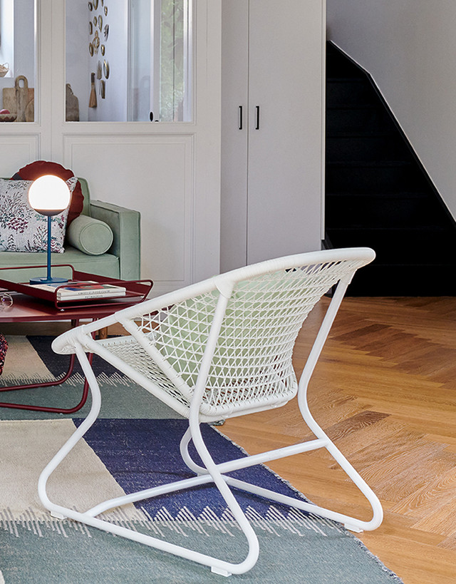 Sixties Low Armchair by Fermob - Retro Outdoor Lounge Chair with