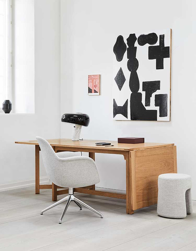 Sequoia Pouf by Fredericia - lifestyle view 2