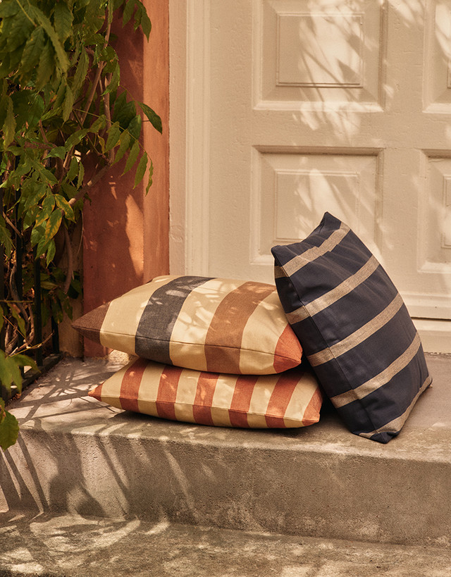 Strand Outdoor Cushion by ferm LIVING - lifestyle view 1