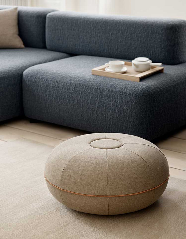 Cecilie Manz Pouf byFritz Hansen | Lekker Home Boston