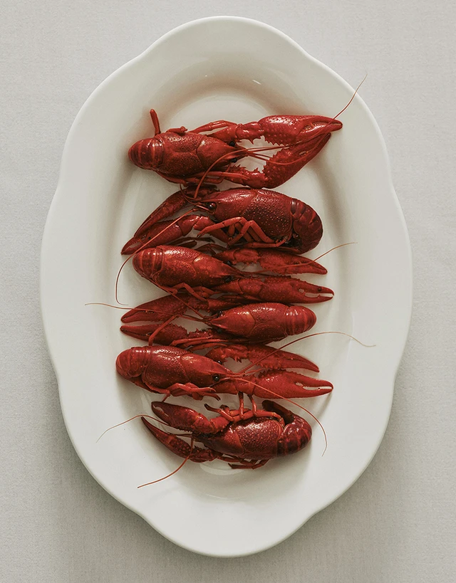 Silhouette Oval Deep Plate - Set of Two by Serax - lifestyle view 1