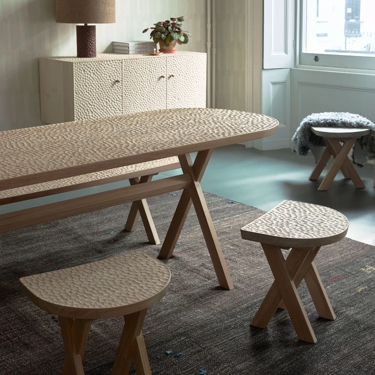 Touch Table with Wooden Legs