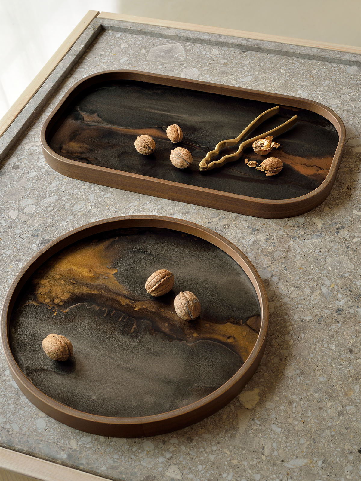 Soleil Valet Tray in Bronze main image 1