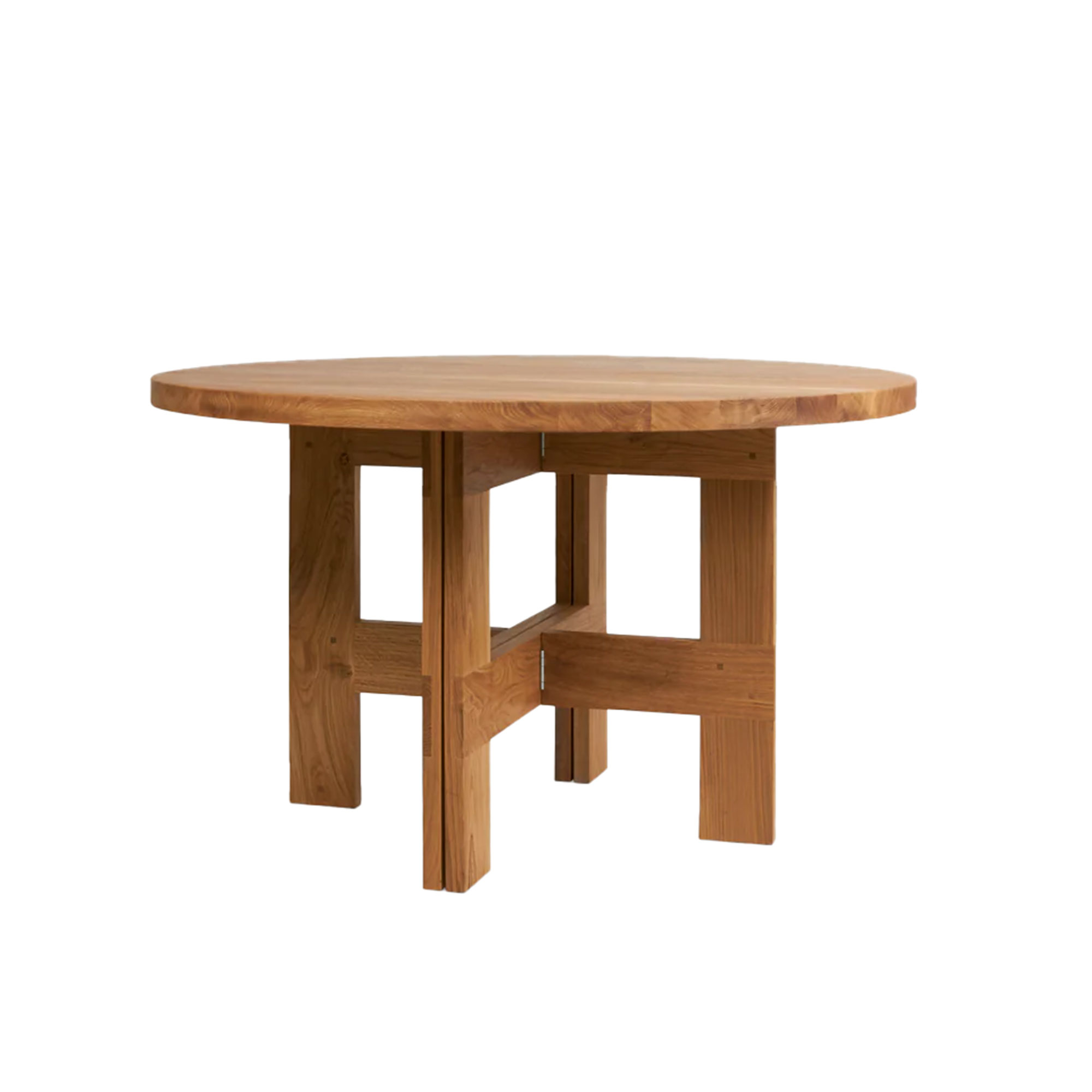 Farmhouse Rectangular Dining Table | Rustic Oak Design by FRAMA
