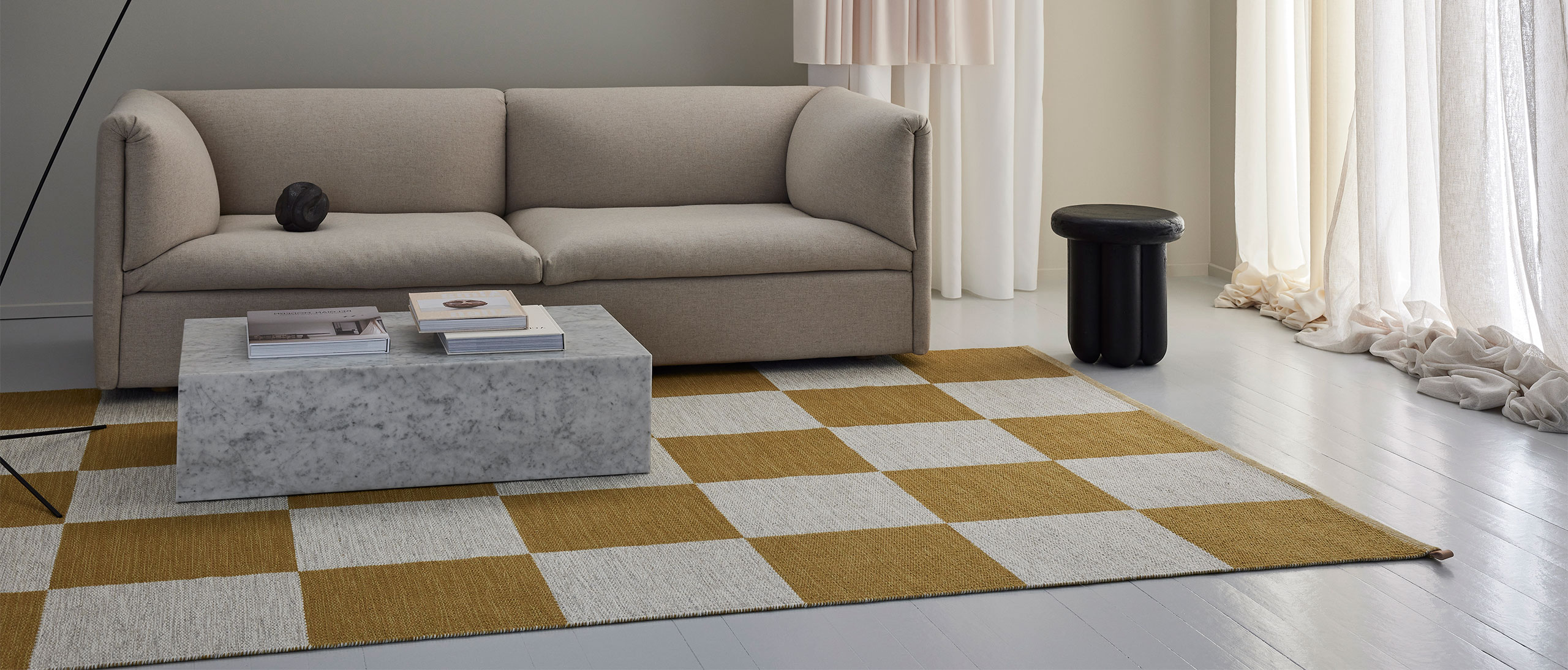 Checkerboard Icon Rug - Lekker Home