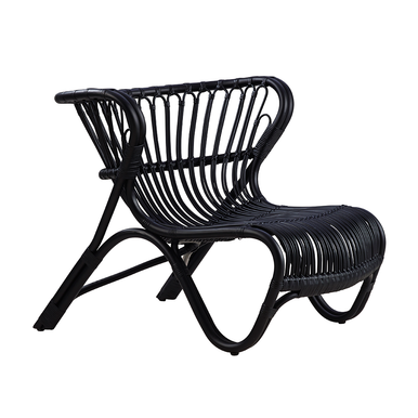 Viggo Boesen Fox Lounge Chair - Timeless Rattan Elegance by Sika