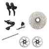 Shimano 105 R7120 Hydraulic Flat Mount STI 5 piece Conversion Kit with optional Rotors