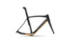 Eddy Merckx 525 Performance Shimano STI equipped Carbon Bicycle, Black Anthracite & Orange Satin Accents - Build It Your Way