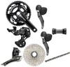 Shimano GRX RX810 Hydraulic Flat Mount STI 2 Ring Crankset Groupset with Cassette  (less calipers & hoses)