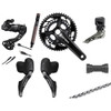 Shimano GRX RX825 Hydraulic Flat Mount Di2 2 Ring Crankset 12 Speed Groupset, less cassette - 500
