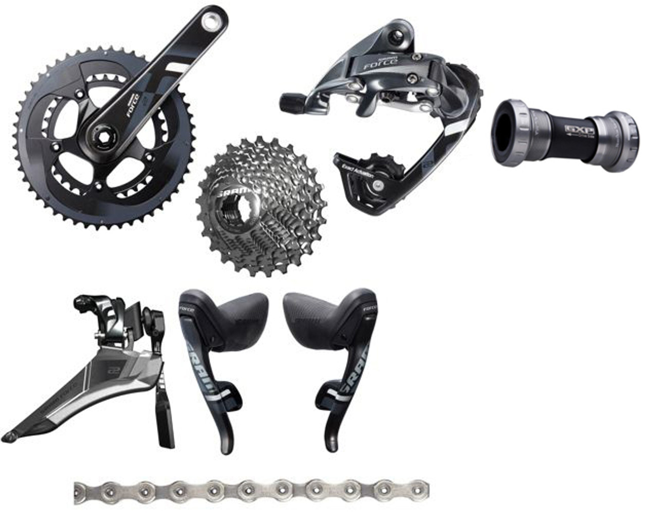 SRAM Force 22 Rim Groupset (less calipers) | Texas Cyclesport