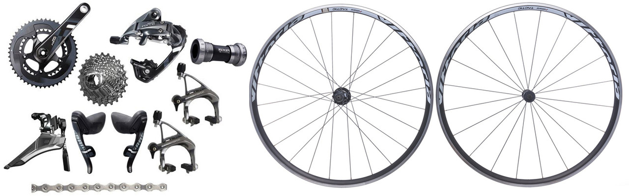SRAM Force 22 Groupset with Vittoria Tactic Wheelset | Texas
