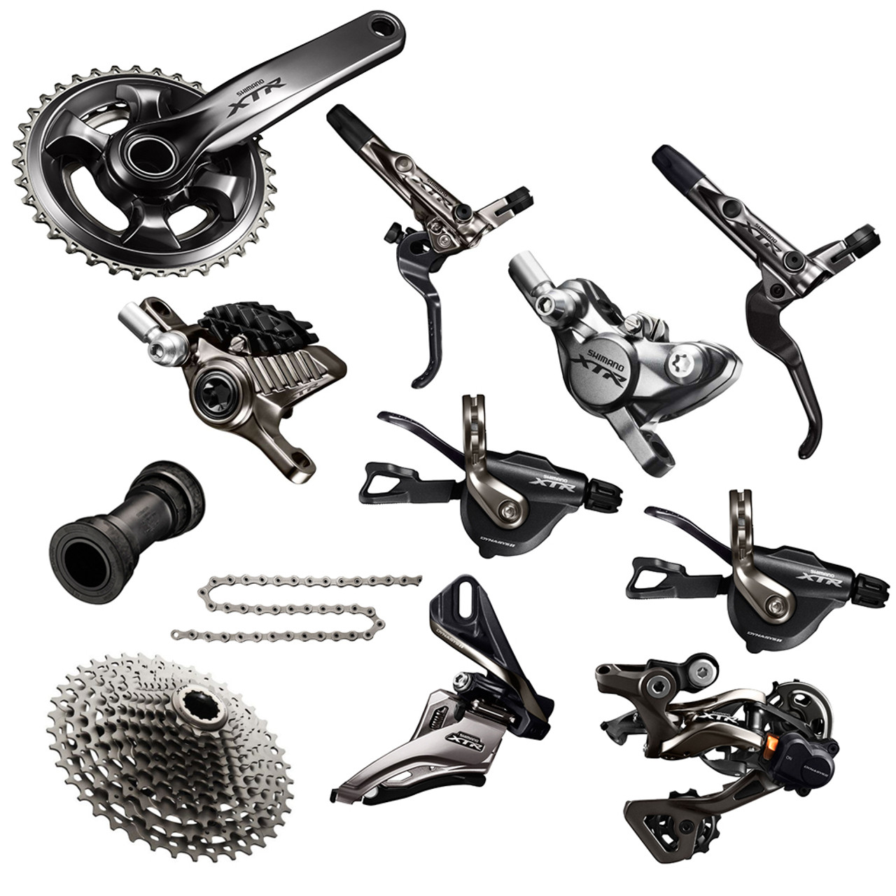 Texas Cyclesport Shimano XTR 9000 Groupset with M9020 Chainrings Trail SH-XTR-9000-8M 1904.99 New