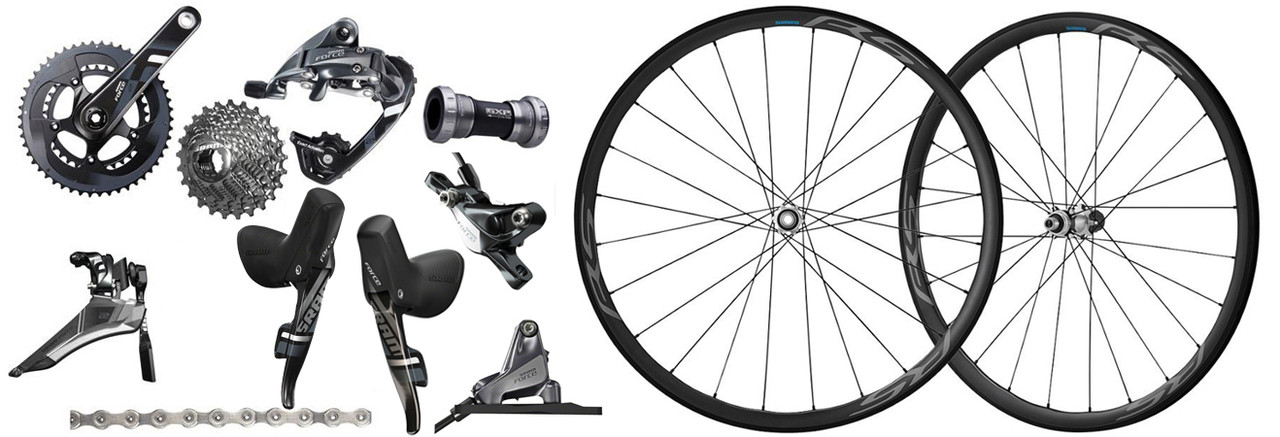 Raar Keelholte massa SRAM Force 22Save on SRAM shop and equip your Bicycle with this affordable  Groupset and Wheelset Groupset with Shimano Ultegra RS770 C30 Wheelset |  Texas Cyclesport