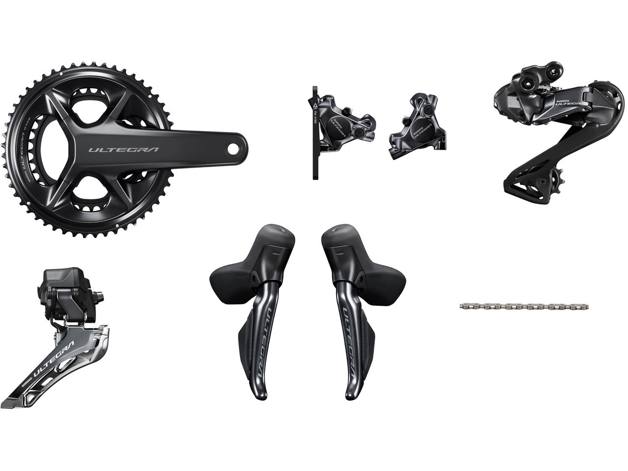 Shimano Ultegra R8170 Hydraulic Di2 Groupset (less cassette