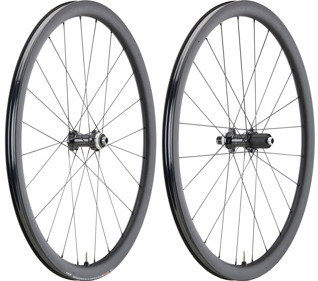 Shimano Ultegra R8170 C36, Tubeless Clincher, Disc-brake Wheelset