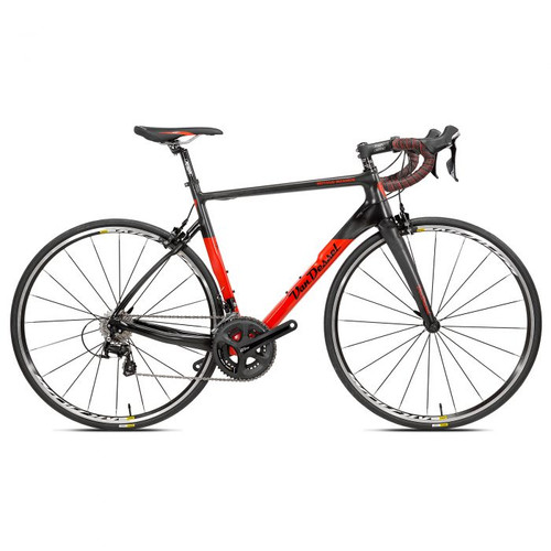 Van Dessel Motivus Maximus Campagnolo EPS V3 equipped Carbon Bicycle, Red / Black - Build It Your Way