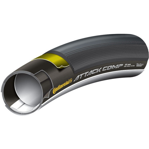 Continental Attack Comp Front Tubular Tire, 700c x 22mm