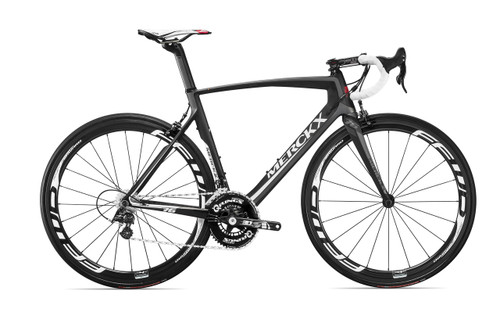 Eddy Merckx Mourenx 69 Shimano Di2 equipped Carbon Bicycle, Grey, Red & Silver Accents - Build It Your Way - Build It Your Way