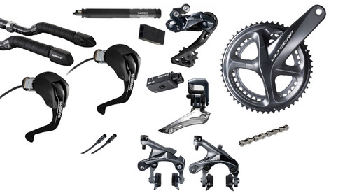 Shimano Ultegra  R8060 Rim Di2 Time Trial Groupset (less cassette)