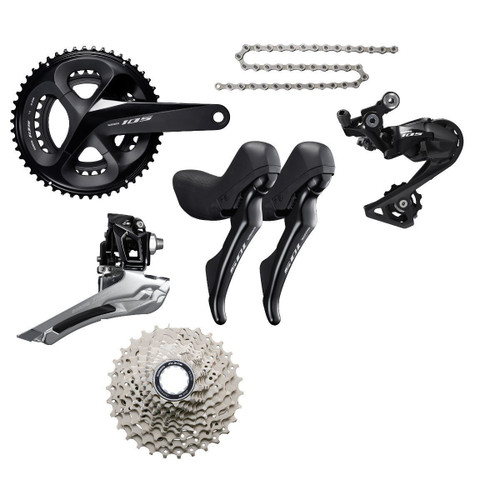 shimano 105 hydraulic groupset price