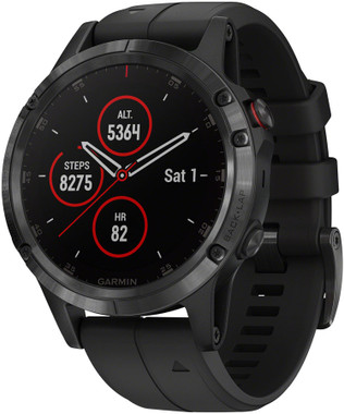 時計 GARMIN fenix 5S Plus Sapphire Black Garmin Fenix 5s Plus Multisport GPS Watch, One Size with