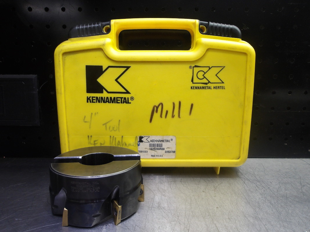 Kennametal 4" Indexable Facemill 1.5" Arbor 1525239R00 Superior