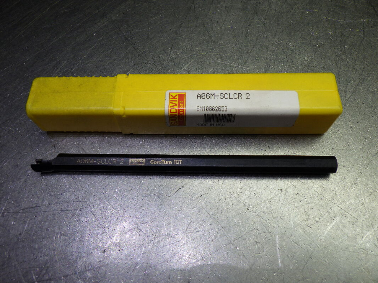 Sandvik 12.2mm Coolant Thru Steel Boring Bar 3/8" Shank A06MSCLCR 2