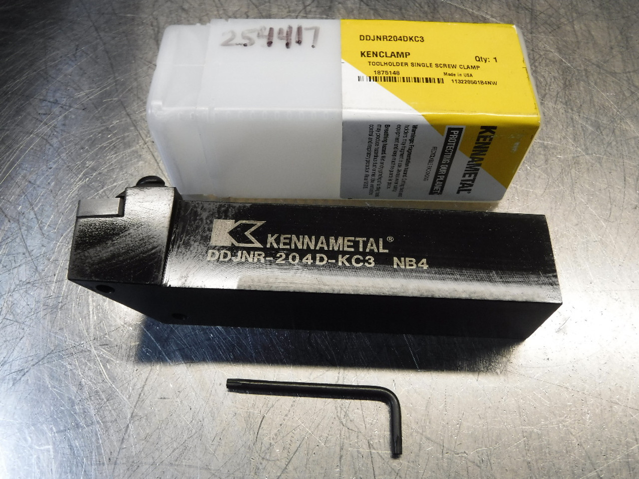 Kennametal 1.25" Indexable Lathe Tool Holder DDJNR204DKC3 Superior