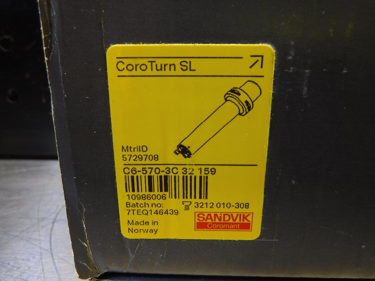 Sandvik SilentTools Capto C6 Boring Bar 159mm Pro C65703C 32 159