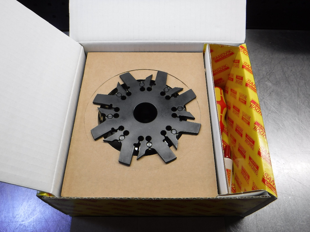 Sandvik 5" Indexable Slot Milling Cutter 1.250" Arbor A329127R32H