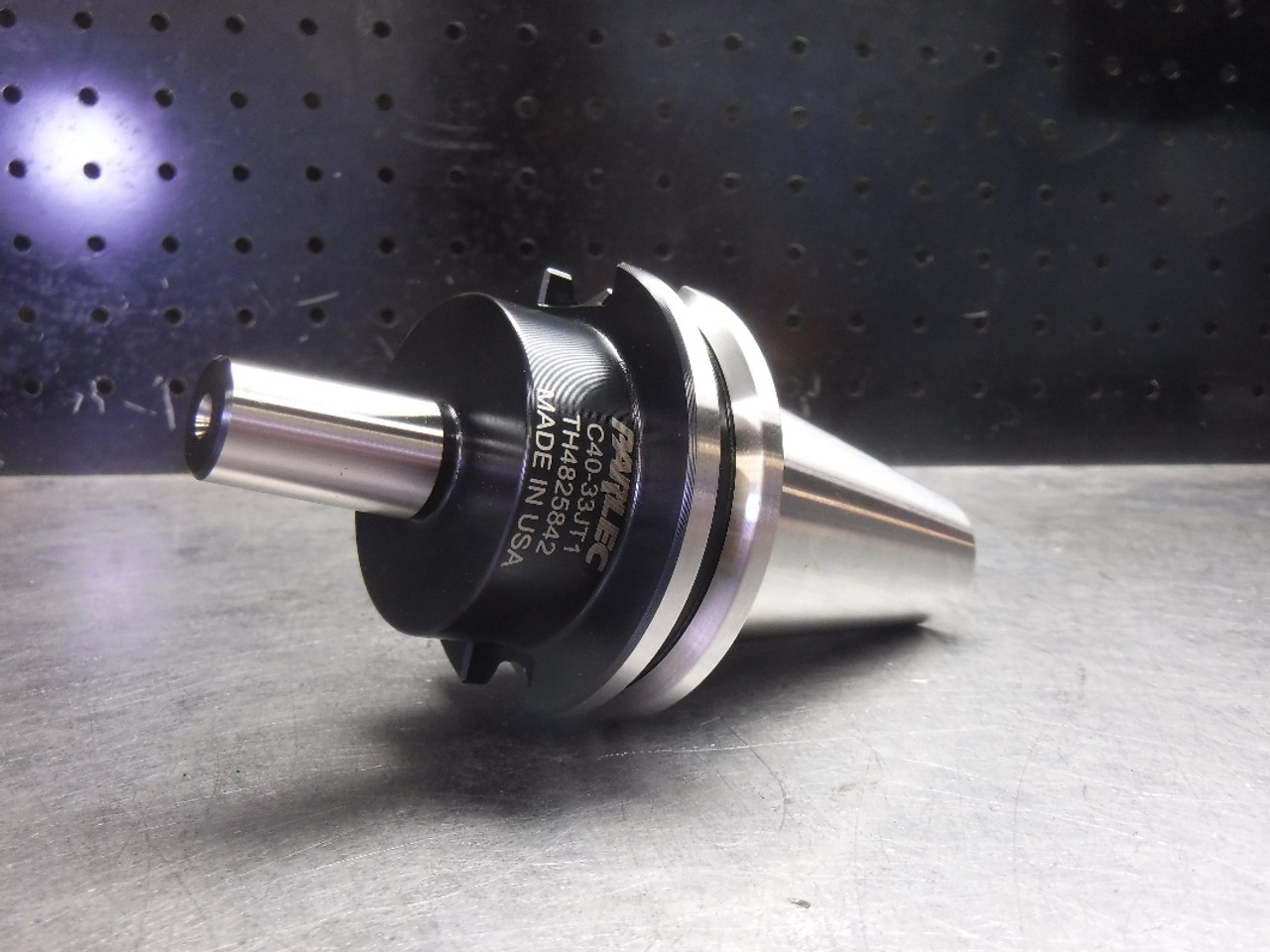 Parlec CAT40 JT1 Jacobs Chuck Tool Holder 1.5" Projection C4033JT1