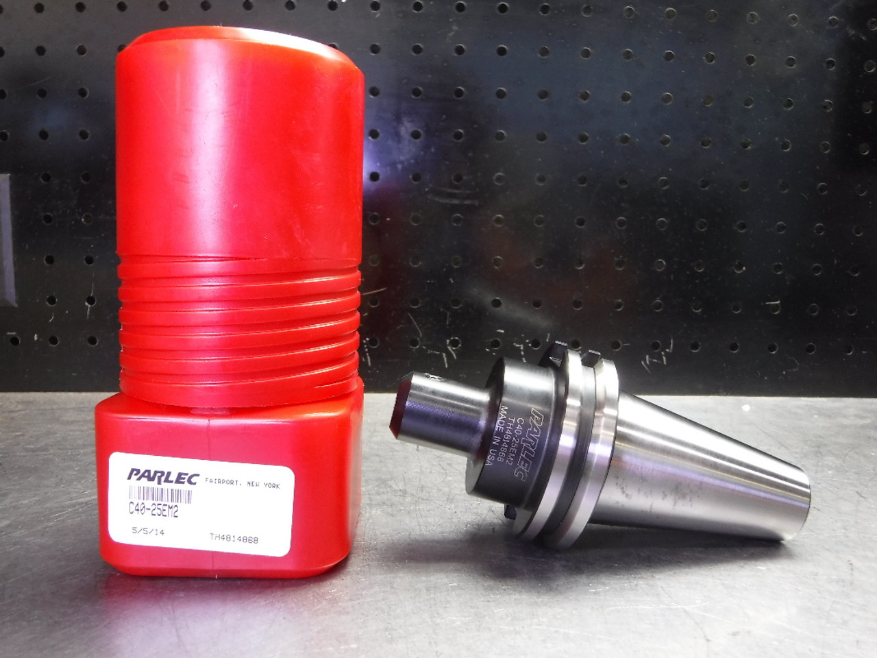 Parlec CAT40 1/4" Endmill Tool Holder 2.50" Projection C4025EM2