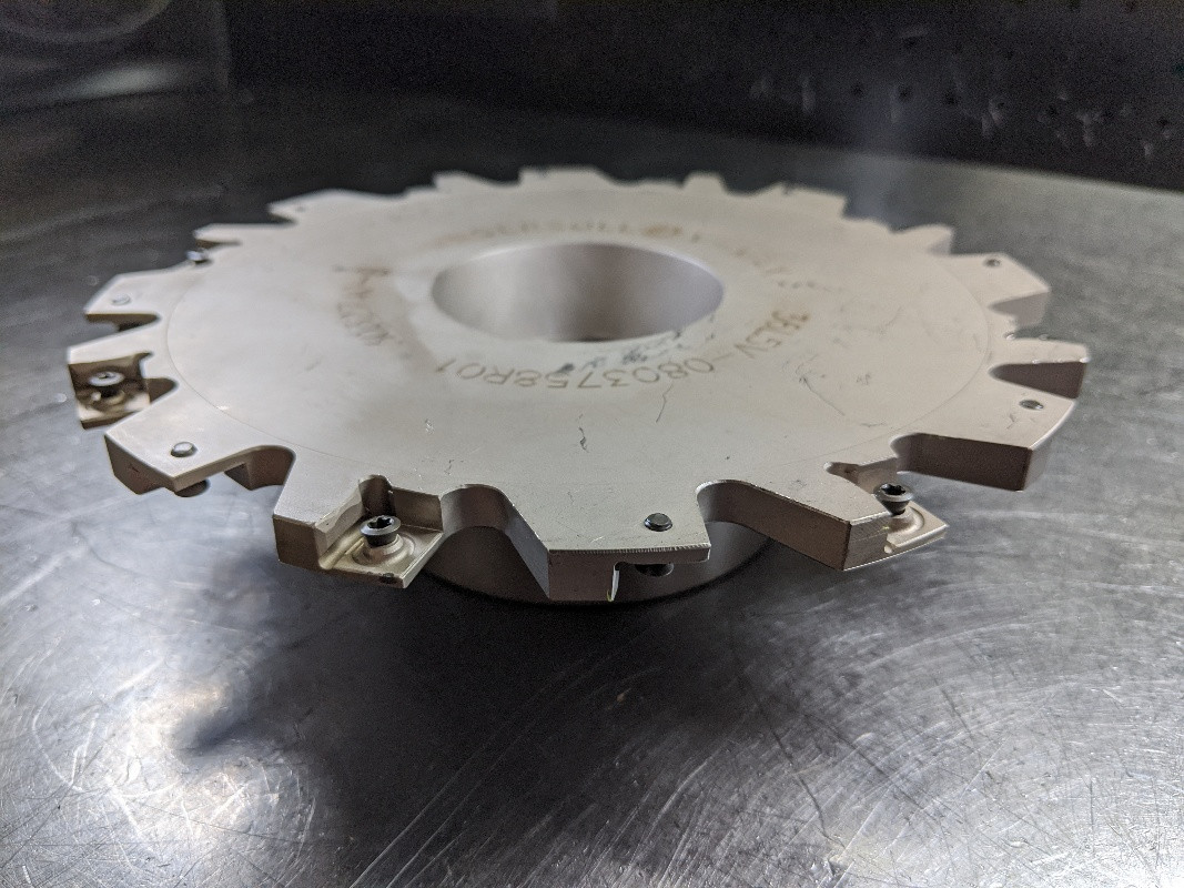 Ingersoll 8" Slot Cutter 1.5" Arbor 36L5V0803758R01 Superior Machine