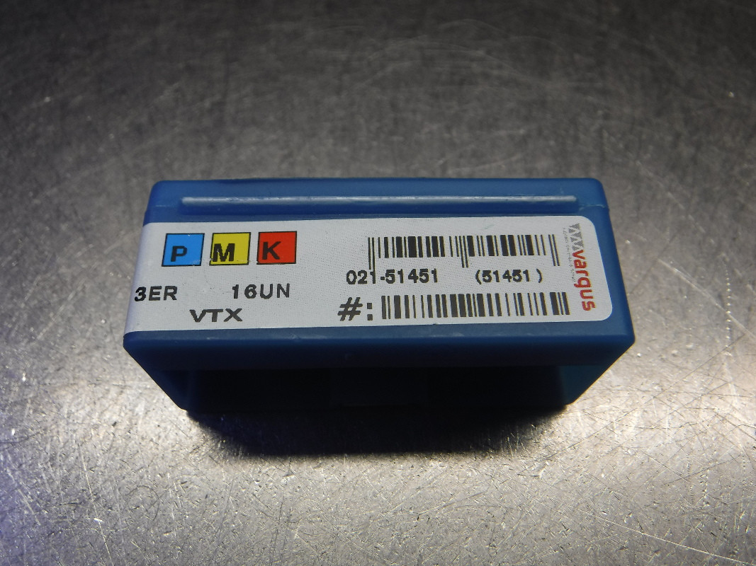 Vardex Carbide Threading Inserts QTY10 3ER 16UN VTX (LOC2060A ...